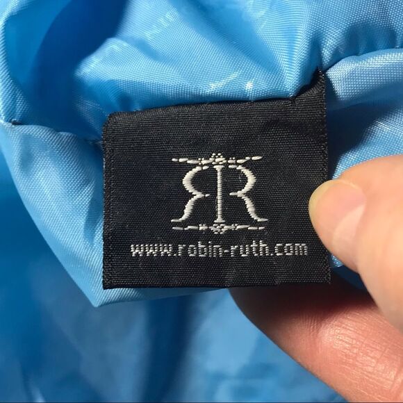 Robin Ruth New York Large Canvas Bag Tote Zip Closure - Picture 8 of 16